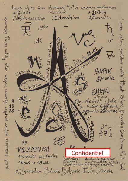 Zoom calligraphie